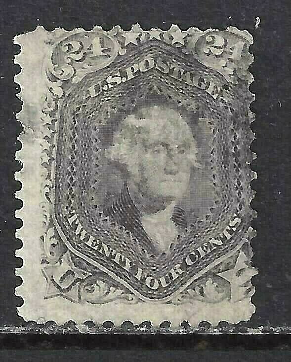 #78 US 24 CENT GRAY WASHINGTON-USED-N/G-FINE-VF