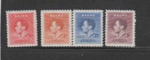 NAURU #35-38 1937 CORONATION ISSUE MINT VF NH O.G cc