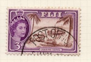 Fiji 1954 Early Issue Fine Used 3d. 280486