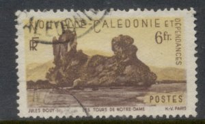 New Caledonia 1948 Pictorial Towers of Notre Dame 6f FU