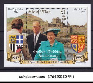 ISLE OF MAN - 1997 GOLDEN WEDDING - MIN. SHEET MNH