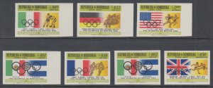 Honduras C429-C435 Olympics Imperfs MNH VF