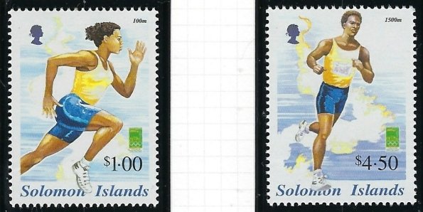 Solomon Is 901-02 2000 MNH Olympics (fe3683)