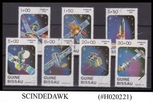 GUINEA BISSAU - 1983 SPACE SATELLITE - 7V - USED
