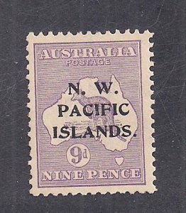 NORTHWEST PACIFIC ISLANDS SC#19  FVF/MOG WITH TYPE B OVERPRINT