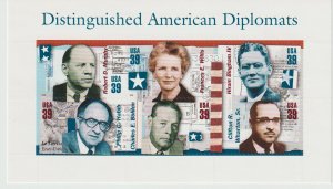 U.S.  Scott# 4076 2006 Distinguished American Diplomats MNH S/S