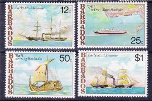 Barbados 487-90 MNH 1979 Ships