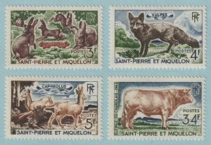 ST PIERRE & MIQUELON 370 - 373  MINT NEVER HINGED OG ** EXTRA FINE! - T599