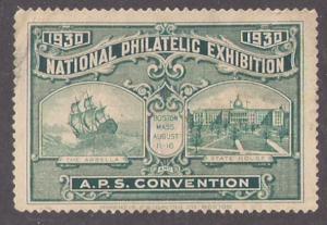 APS convention 1930 label depicts Arabella NG sm flt