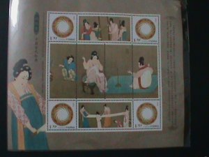 CHINA-SC#4086-8  SPECIAL LIMITED EDITION TONG DYNASTY WOMEN PRODUCEING SILK