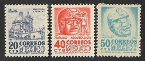 SD)1950-52 MEXICO SHORT SERIES, PUEBLA CATHEDRAL 20C SCT 878, STONE HEAD,
