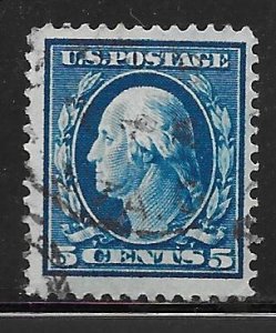 USA 378: 5c Washington, Used, F-VF