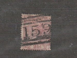 GB QUEEN VICTORIA COLLECTION VARIOUS PLATES AND CANCELS CAT VALUE OVER $2000