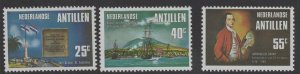 NETHERLANDS ANTILLES SG625/7 1976 BICENTENARY OF AMERICAN REVOLUTION MNH