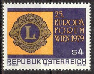 Austria 1979 Europa Forum Lions Club Mi. 1624 MNH