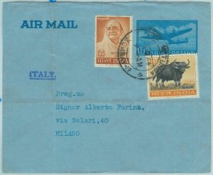 67369 - INDIA  - Postal History -  Aerogramme  COVER  to  ITALY 1964