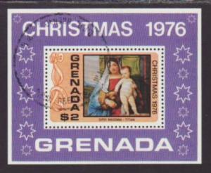 Grenada Christmas 719 Souvenir Sheet CTO VF