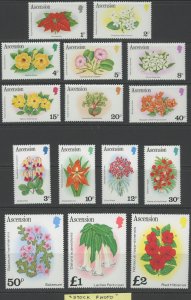 Ascension 274-88 ** mint NH flower set complete (2207 183)