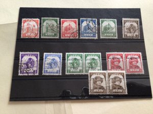 Burma 1943 Japanese occupation mint never hinged & used stamps A13556