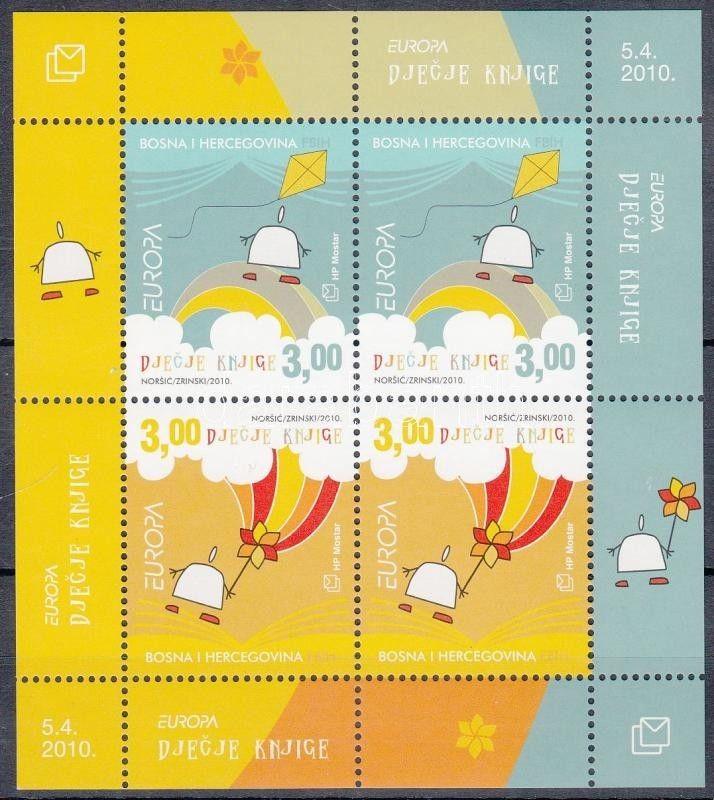 B&H Croatian post Mostar stamp Europa CEPT: Childrens books block MNH WS115804