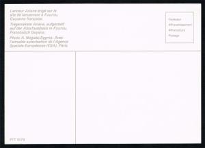 Switzerland #680 Ariane Rocket FDC on Maxi Card