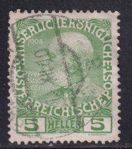 Austria 113 Emperor Franz Josef 5h 1913