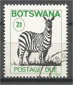 BOTSWANA, 1978, used 2t, POSTAGE DUE, Scott J9