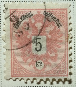 AlexStamps AUSTRIA #43 VF Used 