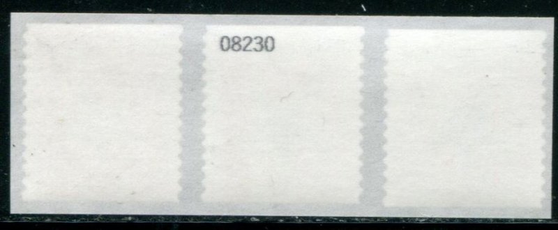 5832 US (10c) Radiant Star SA coil, MNH strip/3 w/center back # from 10k