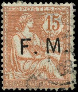 France Scott #M2 Used  Military Stamp