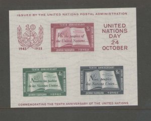 United Nation 1955 Sc 38 MNH