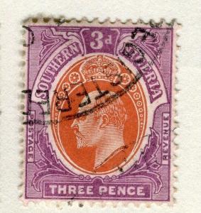 SOUTHERN NIGERIA;   1904 early Ed VII issue fine used 3d. value