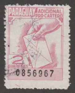 Paraguay 1504 pro Cartero - Hand with envelope -