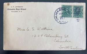 1890s Chicago IL USA Cover To high School Columbia SC