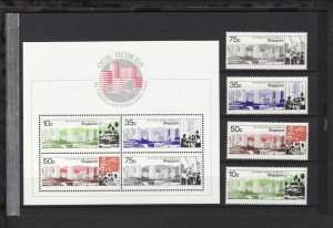 Singapore   1985   Sc # 449-52  465-468  469-472a  473-476  MNH