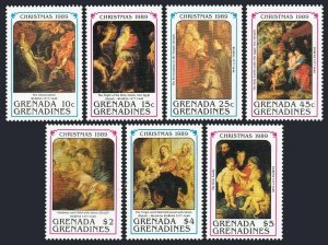 Grenada Gren 1125-1133,MNH.Michel 1238-1244,Bl.183-184.Christmas 1989.Rubens.