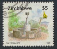 Zimbabwe  SG 902  SC# 734 Used The Toposcope   see detail and scan