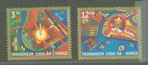 Norway #1168-1169  Single (Complete Set)