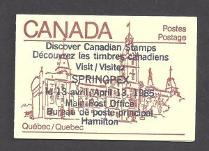 Canada # 84a  MINT NH BOOKLET SPECIAL OVERPRINTS (SEE NOTE BELOW) BS27785