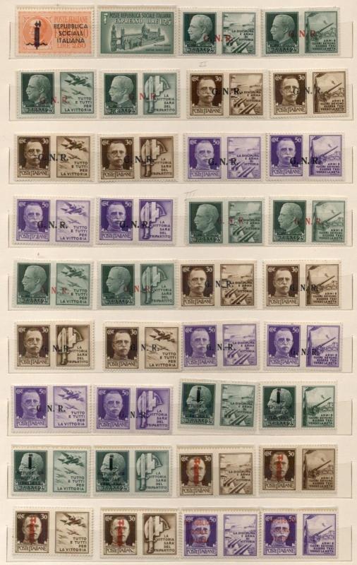 ITALY COLLECTION 1863-1985 -11 large stockbooks, Scott cat $49,439.00