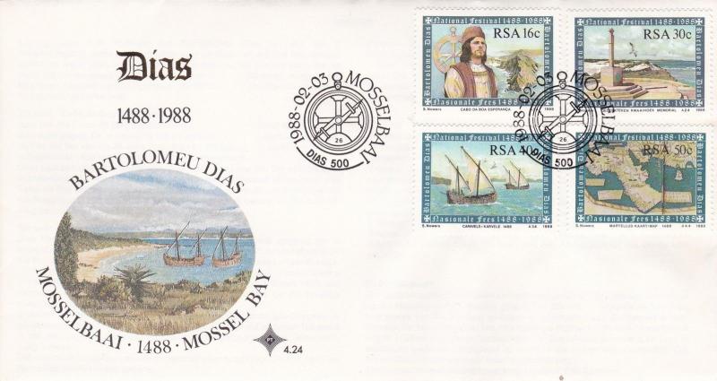 South Africa 1988 500th Anniversary Cape of Good Hope Discovery FDC Unadressed 