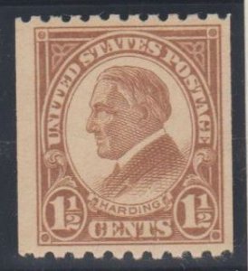U.S. Scott #605 Harding Stamp - Mint NH Single
