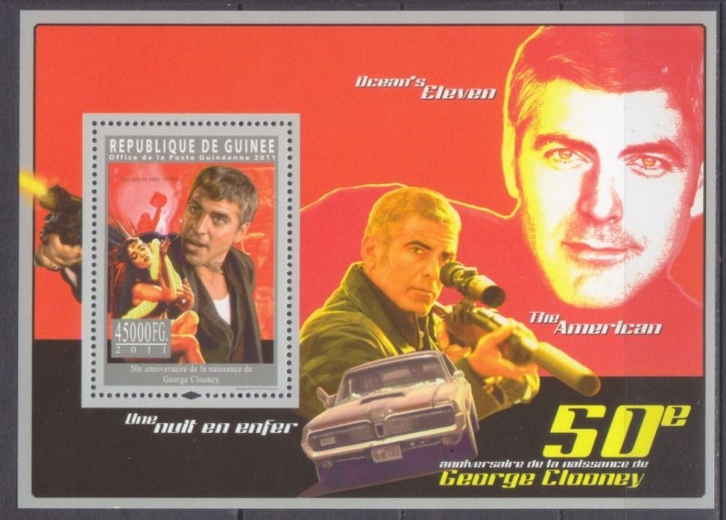 2011 Guinea 8487/B1969 Actor - George Clooney 18,00 €