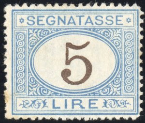 Italy Stamps # J17 MLH VF Scott Value $500.00