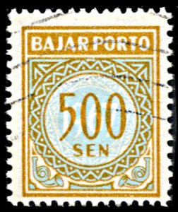 Indonesia J104, CTO, 1967 Postage Due