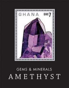 Ghana 2013 - Gems and Minerals Stamp- Souvenir Sheet - MNH