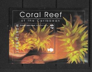 MONTSERRAT SGMS1434 2009 CORALS OF THE CARIBBEAN MNH