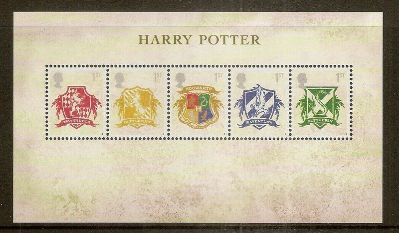 GB 2007 Harry Potter Mini Sheet MNH