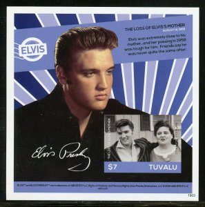 TUVALU 2019  ELVIS PRESLEY IMPERFORATE SOUVENIR SHEET III  MINT NEVER HINGED