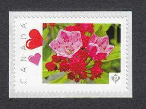 KALMIA OLYMPIC FIRE Flower Picture Postage stamp LIMITED Canada 2014 [p83fl5/4]